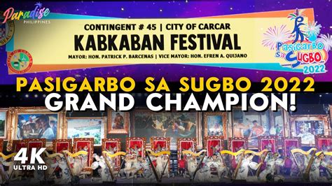 Carcar City vows to return stronger if Pasigarbo will be held.